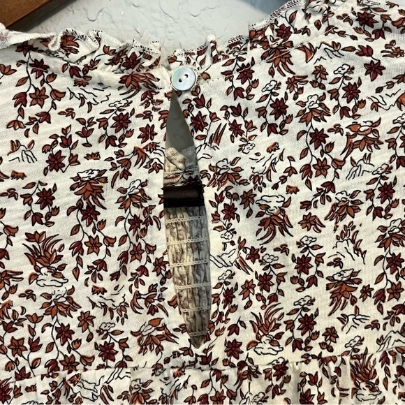Lucky Brand Long Sleeve Floral Print Blouse - Picture 9 of 11